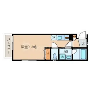 パーシモン千石【5階】の間取り