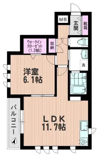 【へーベルメゾン】Clair Blanc【2階】の間取り