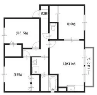 マイルストーンズ【2階】の間取り