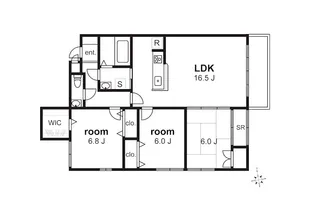 メゾン・ミニヨン【2階】の間取り