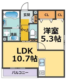 フィオーレ【3階】の間取り