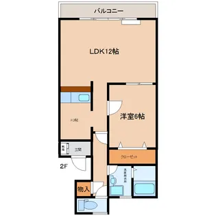 HayasePartIII【2階】の間取り
