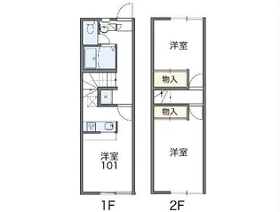 レオパレスピクシー【1階】の間取り