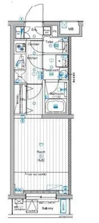 PREMIUM CUBE 飯田橋 #MO【3階】の間取り