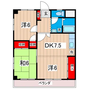 吉村マンション【3階】の間取り