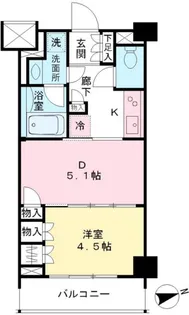 日神デュオステージ浜田山【1階】の間取り
