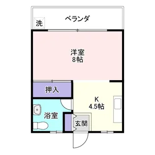 シティーハイツ内間【2階】の間取り