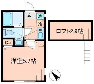 M&M白楽【2階】の間取り