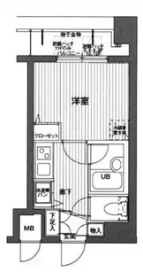 ガラ・ステージ京橋【9階】の間取り