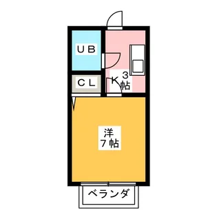 メゾン・エスポワール【1階】の間取り