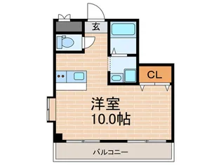 兵一鳴尾ビル【2階】の間取り