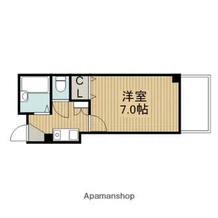 ランドロード・トミオ【2階】の間取り