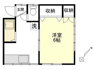 サンハイツ西原【2階】の間取り