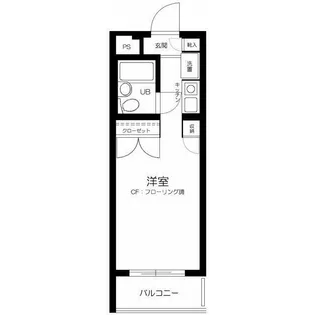 モビーレ等々力【1階】の間取り