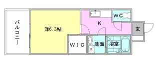 Rupieレジデンス赤坂南【12階】の間取り
