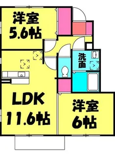GLAD上本郷 A【1階】の間取り