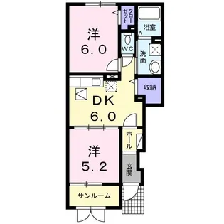 プレアデスIII【1階】の間取り