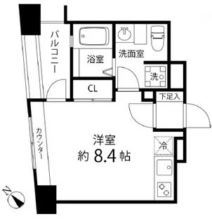 レニール本駒込【3階】の間取り