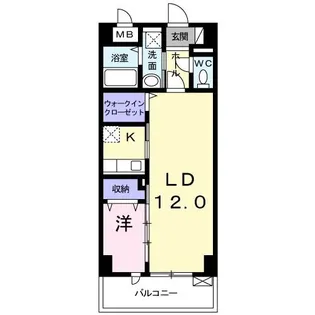 ラ・ソレイユ【6階】の間取り