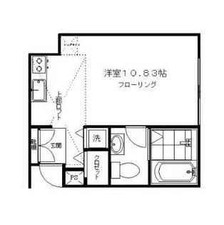 リヴァーフィールド【1階】の間取り