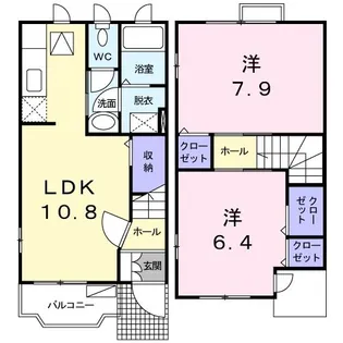 クレイン アライト IV【1階】の間取り