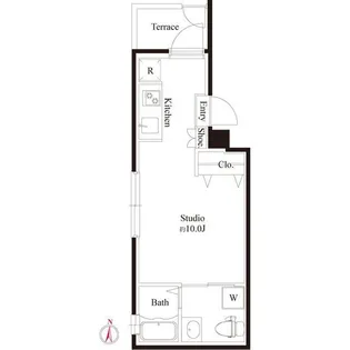CASA BIANCA(森下)【1階】の間取り