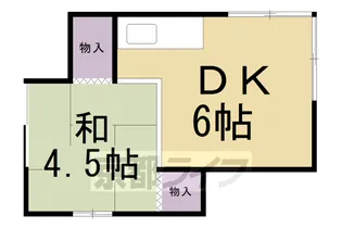 牧定荘【2階】の間取り