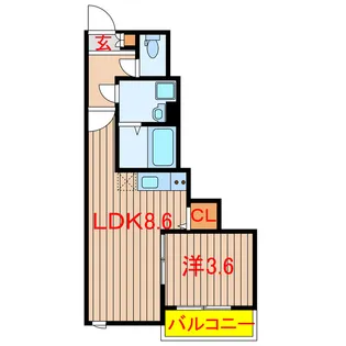 ウィンメゾン薬園台【1階】の間取り