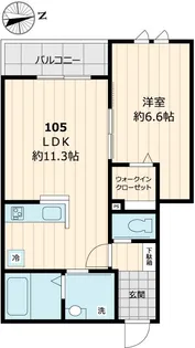 メゾン ベベ【1階】の間取り