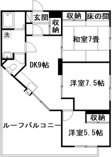 ヴェルデューラ【5階】の間取り