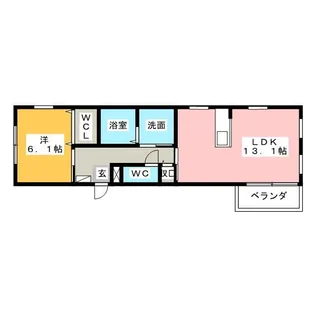Verious Alta【3階】の間取り