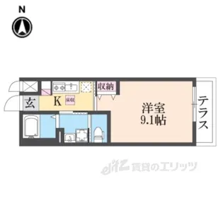 サクラG・Mハイツ3【1階】の間取り