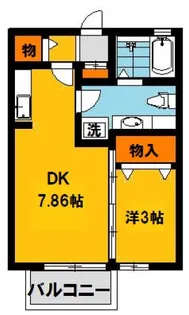 ニュービラーズ【1階】の間取り