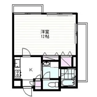 イーアンドケイ【5階】の間取り