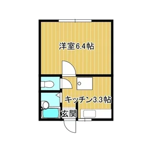 第2ASKエンゼルハイツ【1階】の間取り