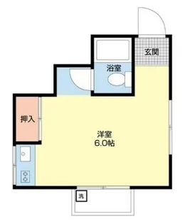 美晴コーポ【1階】の間取り