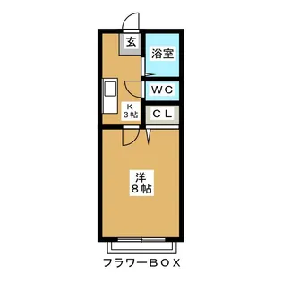アムールプルミエ【2階】の間取り