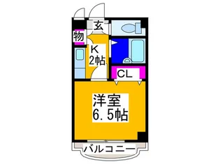 宮ノ前ハイツ【2階】の間取り