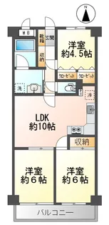ダイアパレス登戸第2【5階】の間取り