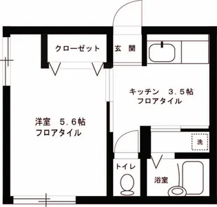 小笠原アパート【1階】の間取り