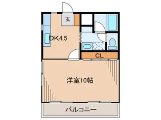 ファミールプラザ48【1階】の間取り