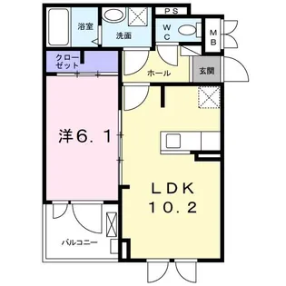 SKY palace【2階】の間取り