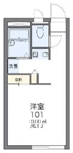 レオパレスFLOWERHILLII【1階】の間取り