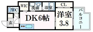 MOKA eSTA(モカエスタ)【9階】の間取り