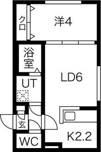 グランド中の島【3階】の間取り