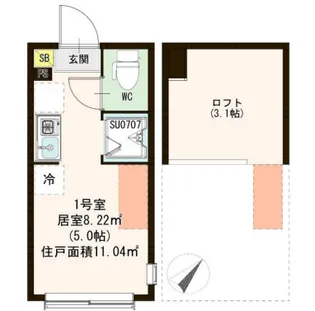 Casa Esperanza桜台【1階】の間取り