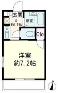 レスコート蕨【2階】の間取り