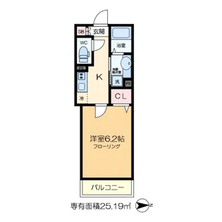 MAISON SA XI【2階】の間取り
