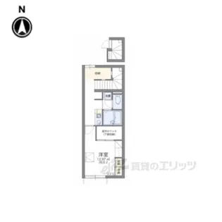 レオパレス九日市【2階】の間取り
