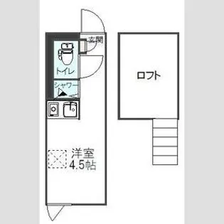トレカーサ下赤塚【1階】の間取り